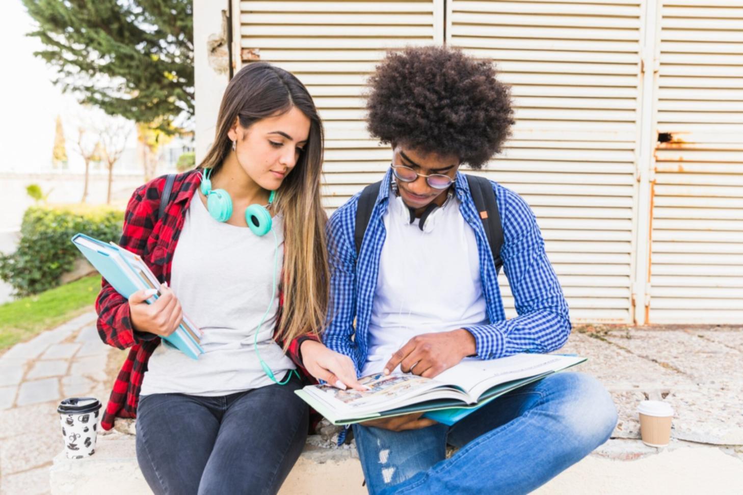 Investment education discussion materials on desk